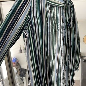 Long transparent blouse